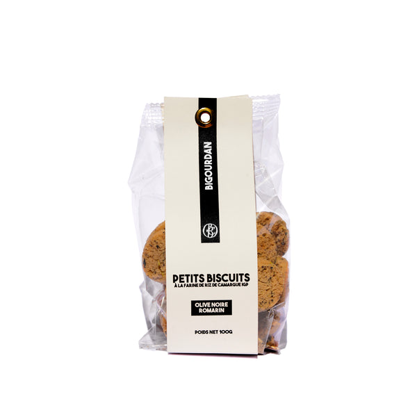 Petits Biscuits - Olive noire et Romarin